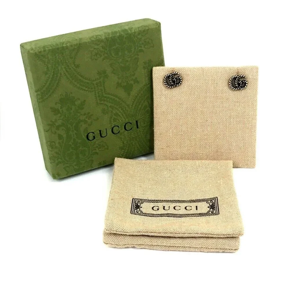 GUCCI Logo GG Marmont Double G Accessories Pierce - Picture 9 of 15